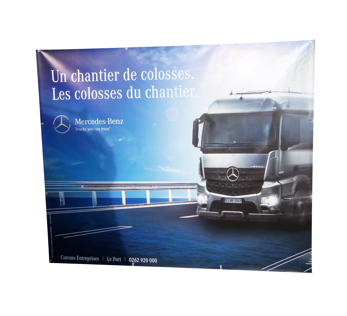 Société spécialisée dans la conception de banderoles publicitaires à la Réunion